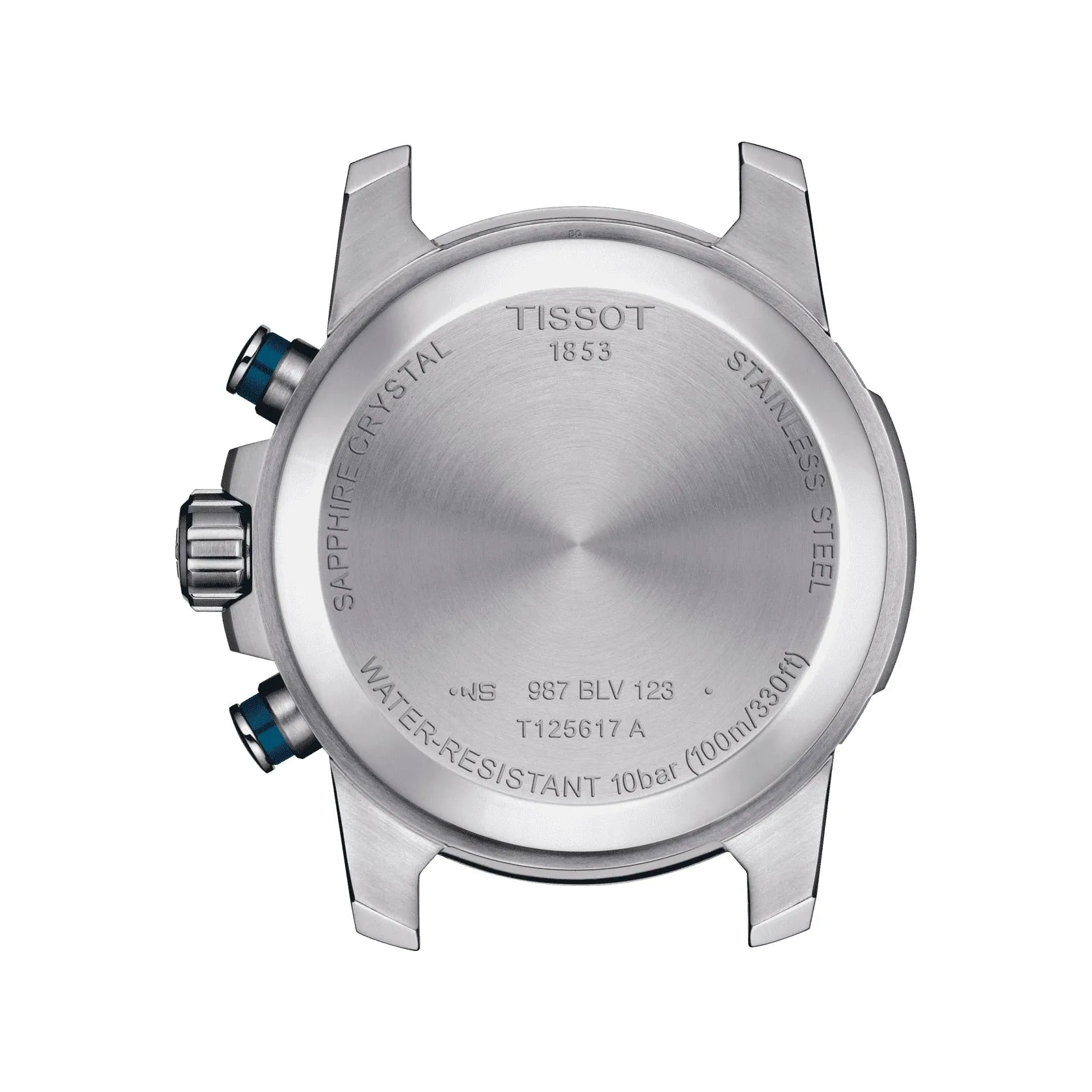 Tissot Supersport Chronograph Mens Stainless Steel Blue Dial Watch