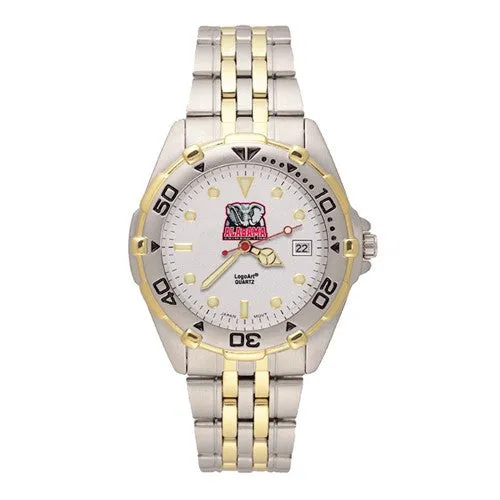 UNIV OF ALABAMA NEW ELE MAN'S ALL-STAR BRACELET WATCH