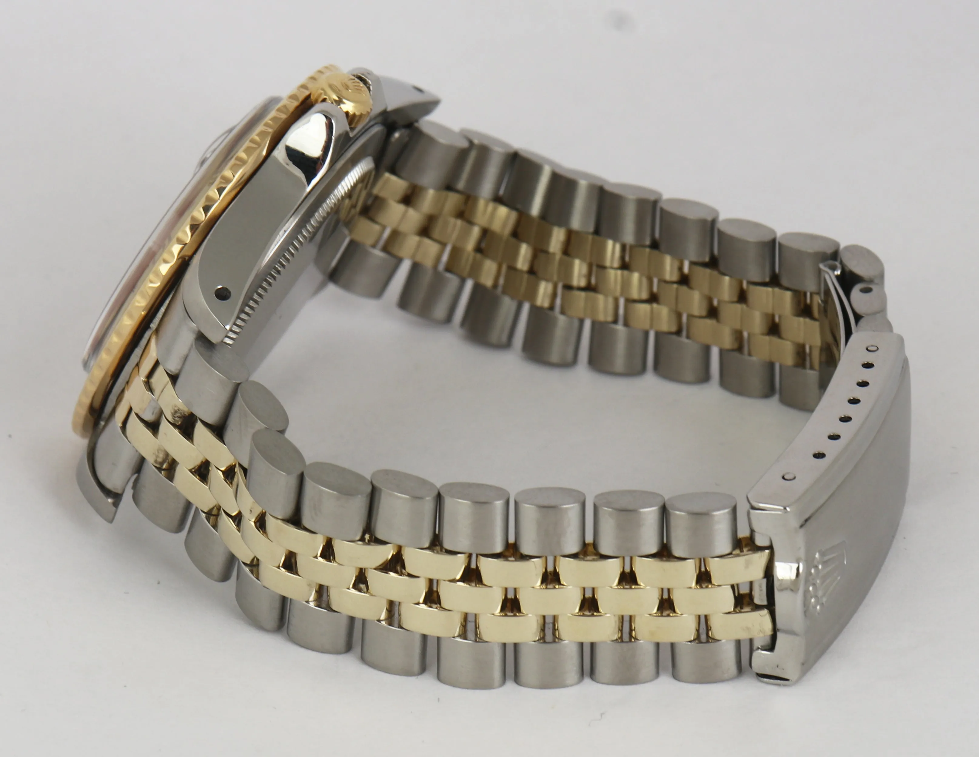 Vintage 1983 Rolex GMT-Master 16753 Brown Nipple Two-Tone Gold Jubilee 40mm