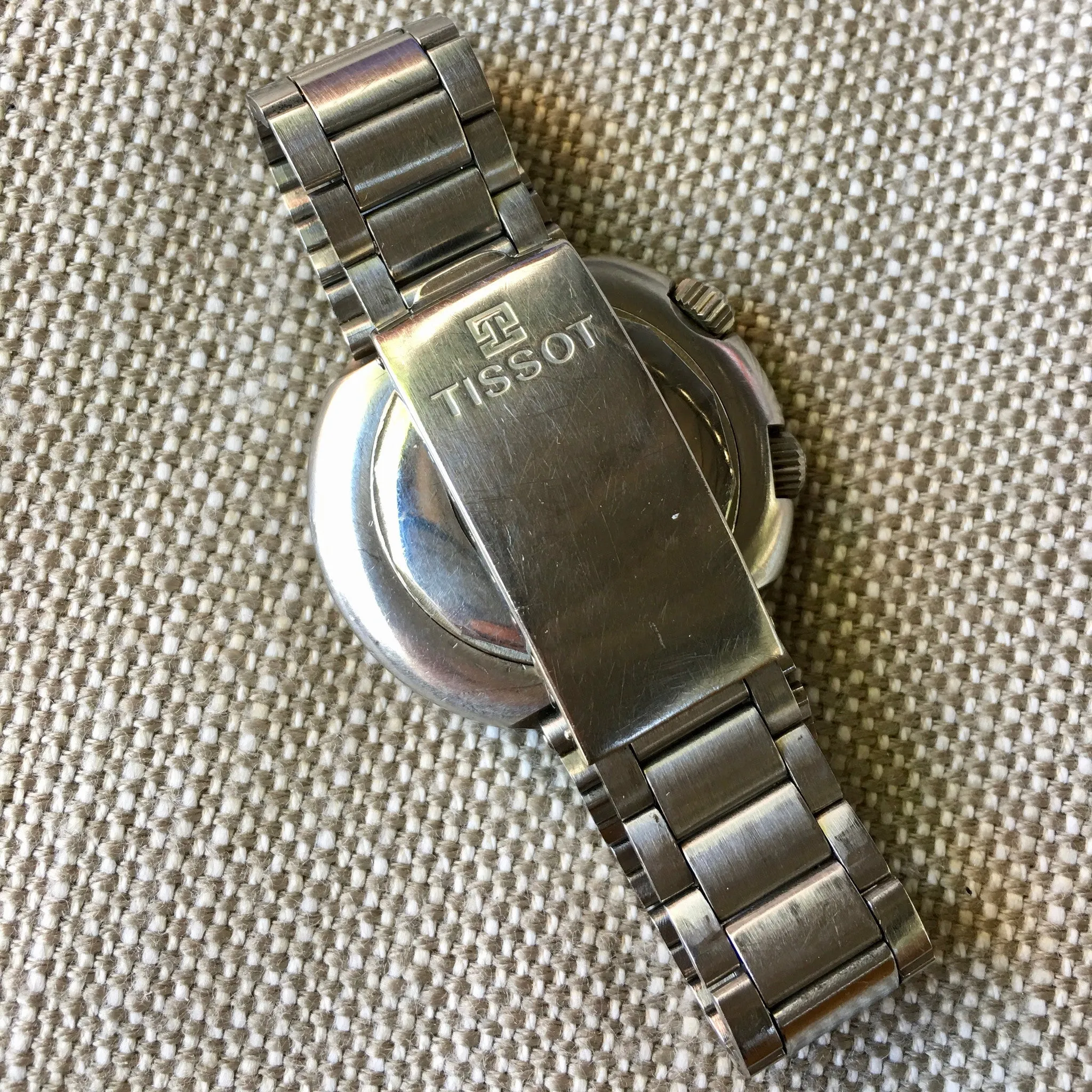 Vintage Tissot Navigator T12 Compressor 788 Automatic 44mm Wristwatch Box Papers