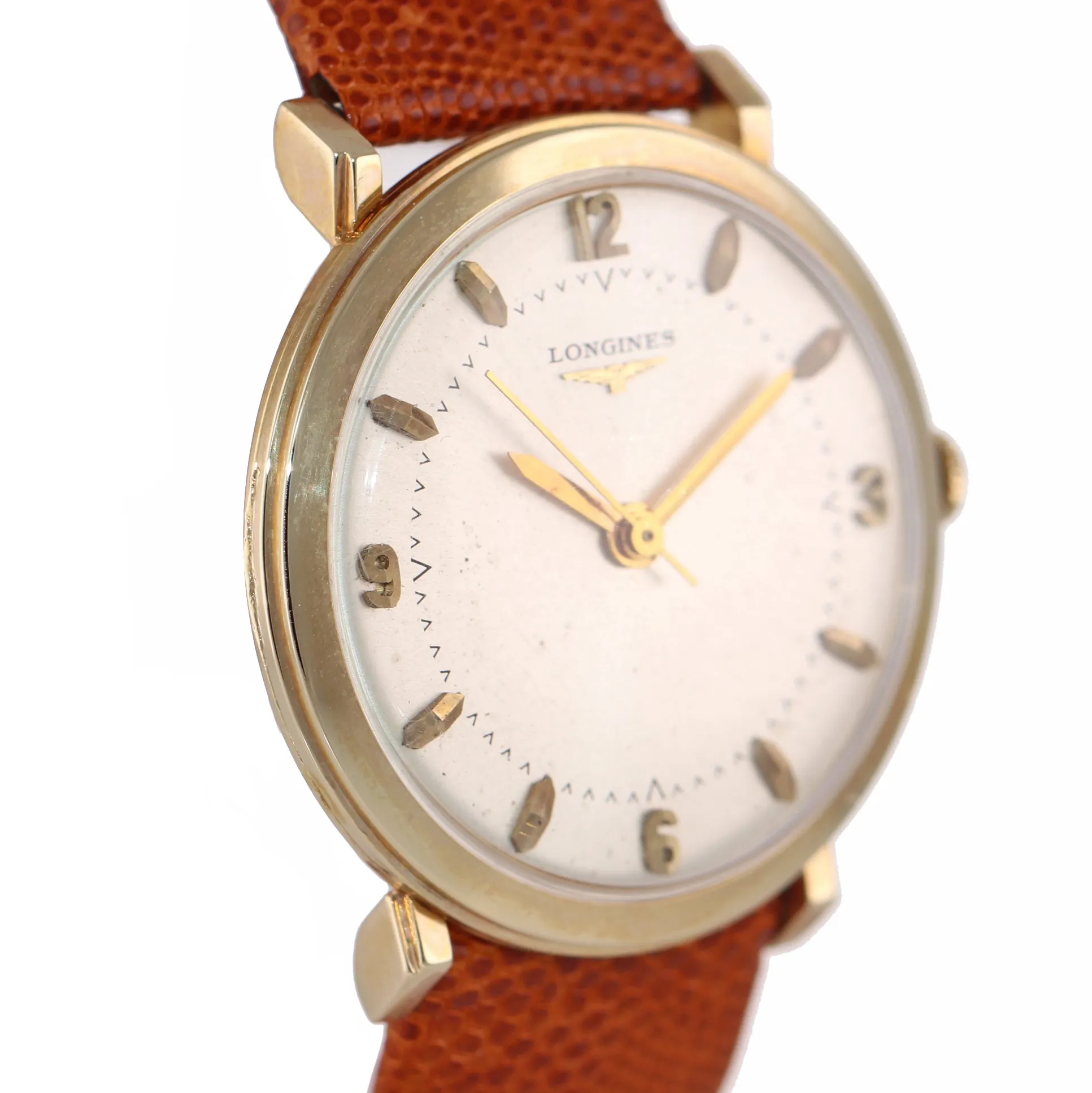 VTG Longines Manual Wind Solid 14k Yellow Gold 32mm Watch