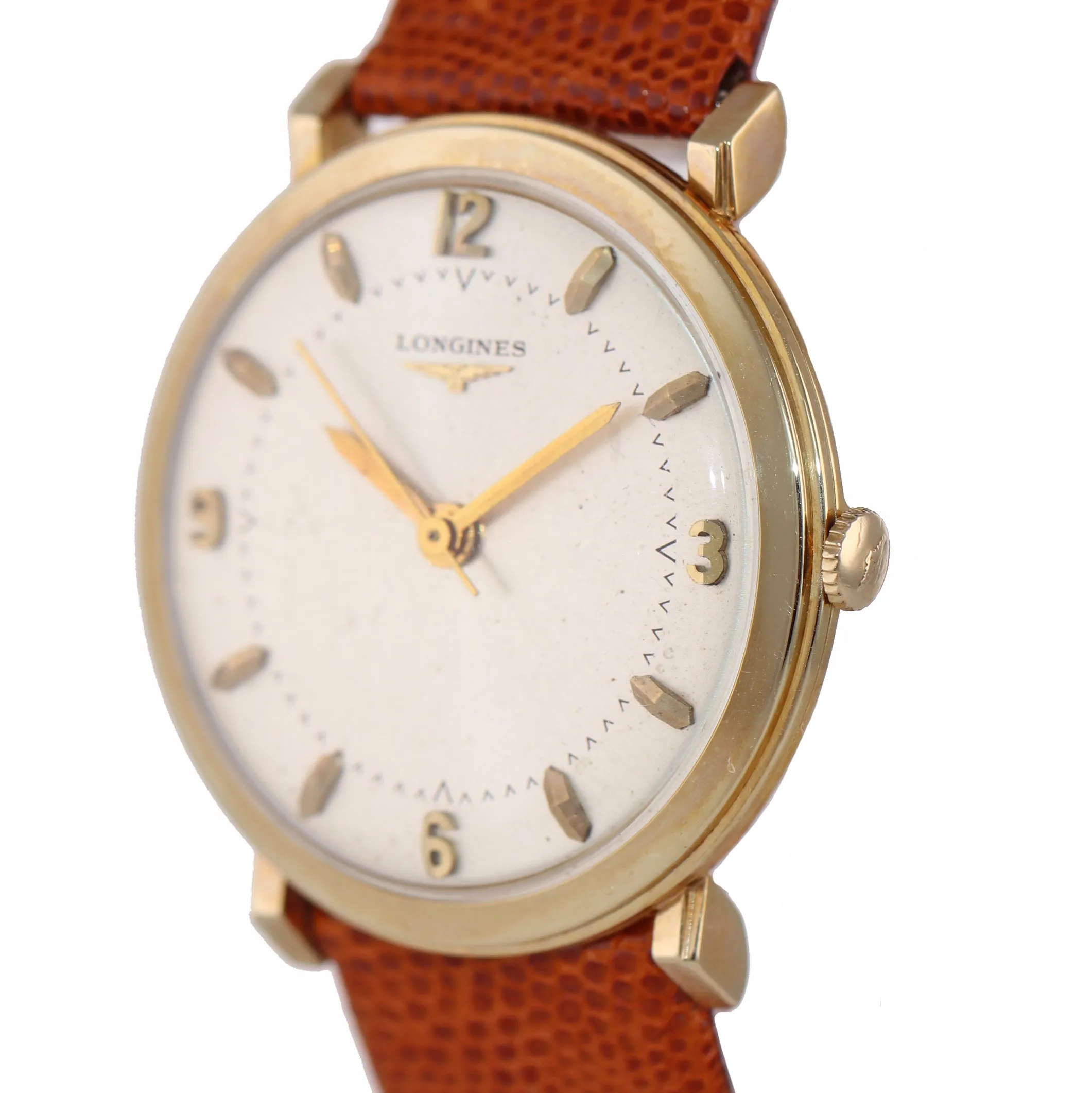 VTG Longines Manual Wind Solid 14k Yellow Gold 32mm Watch