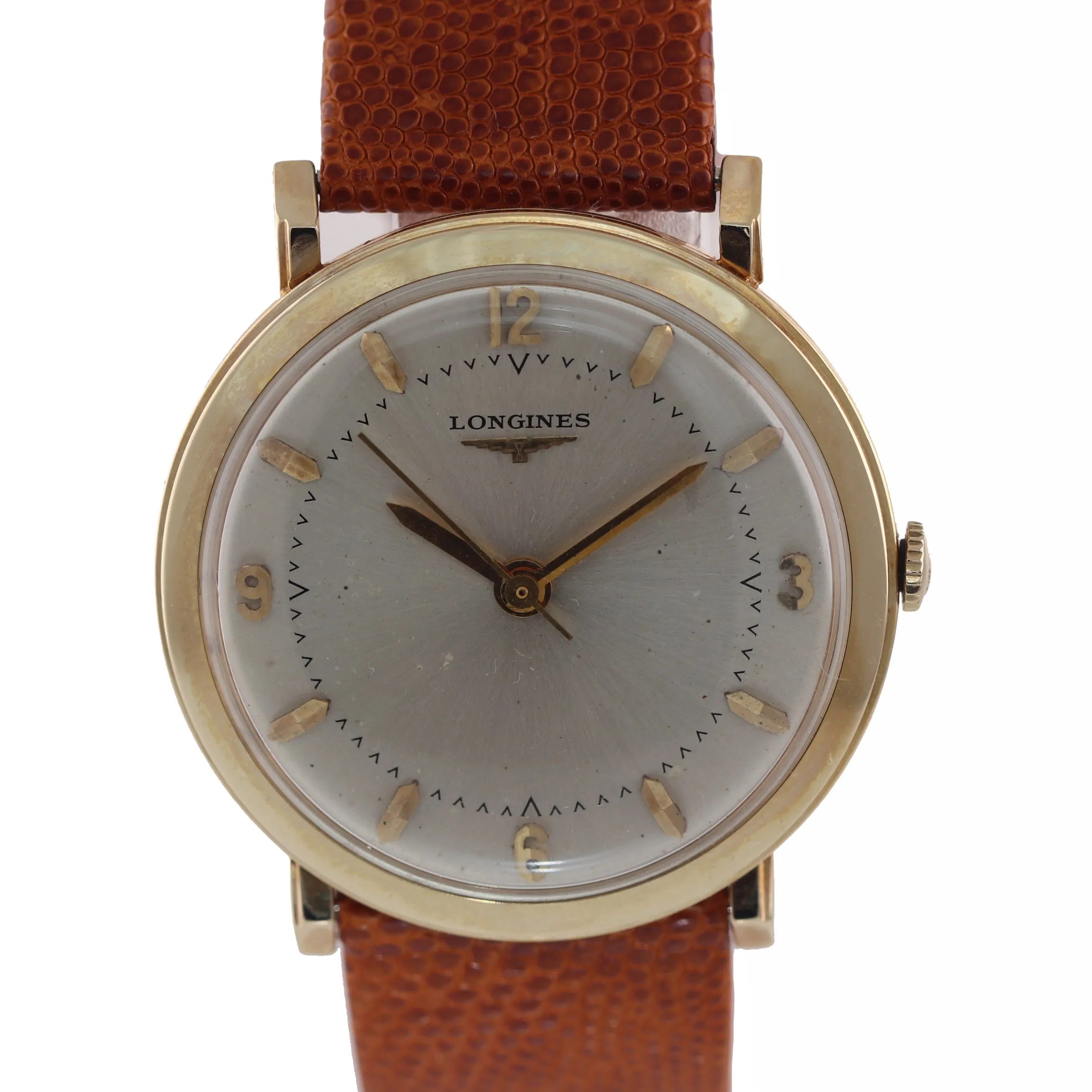 VTG Longines Manual Wind Solid 14k Yellow Gold 32mm Watch
