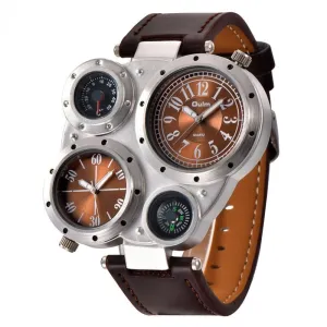 Watch with Thermometer and Compass, Unique Design