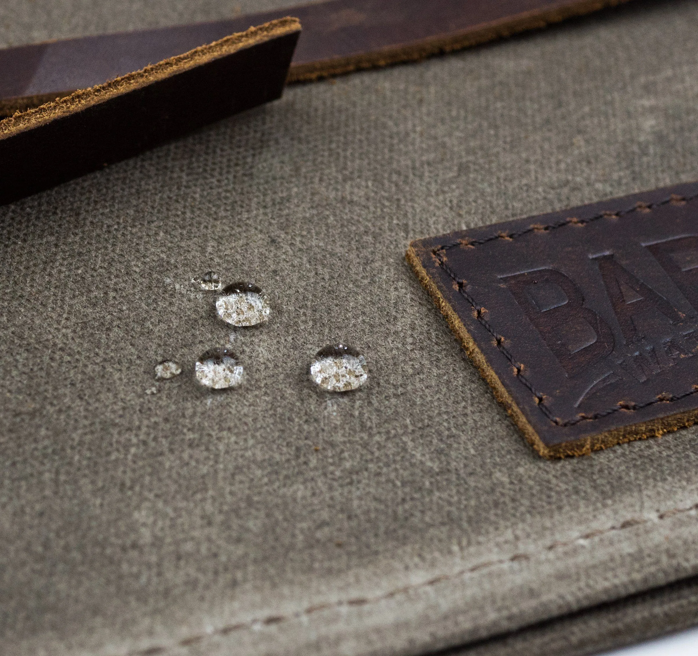 Waxed Canvas Watch Roll