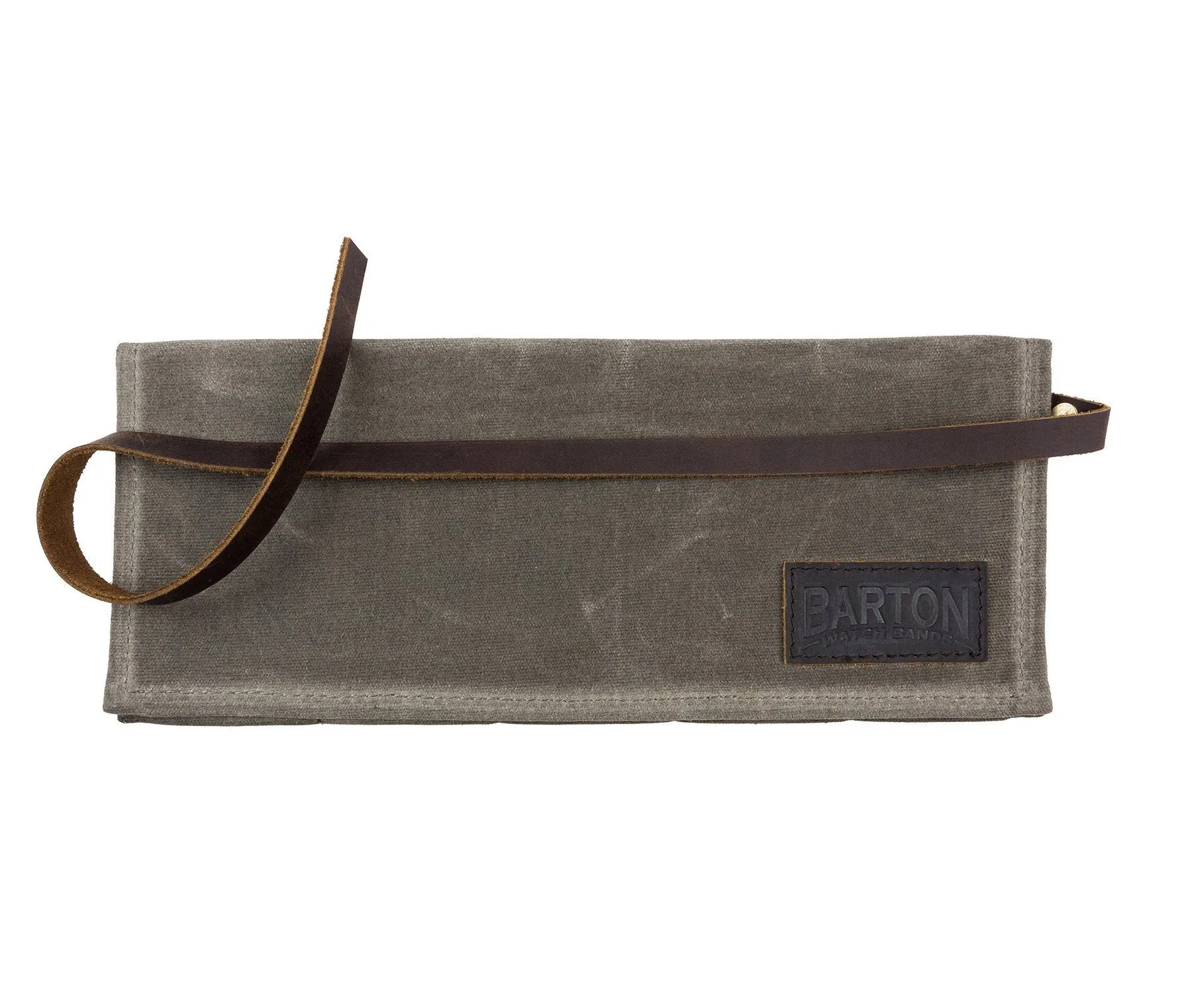 Waxed Canvas Watch Roll