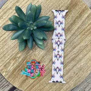 Western Cowskull Print Watchbands