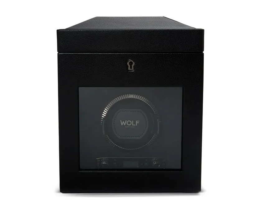 WOLF British Racing Single Watch Winder with Storage