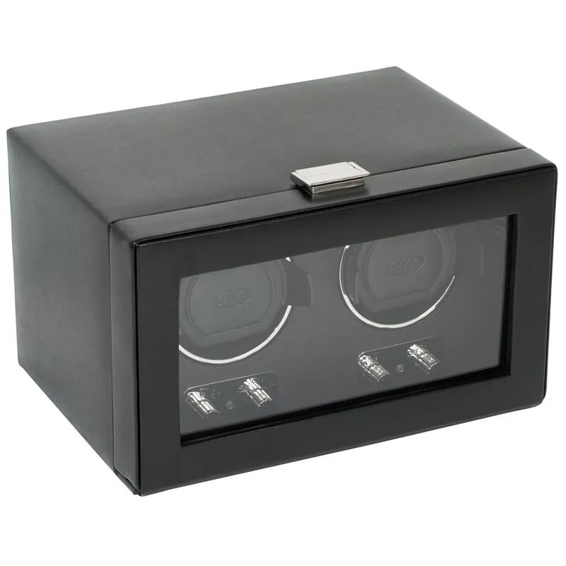 WOLF Heritage Double Watch Winder with Cover