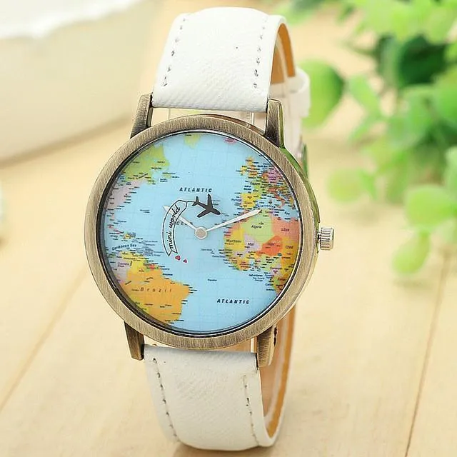 World Map Watches (7 Colors)
